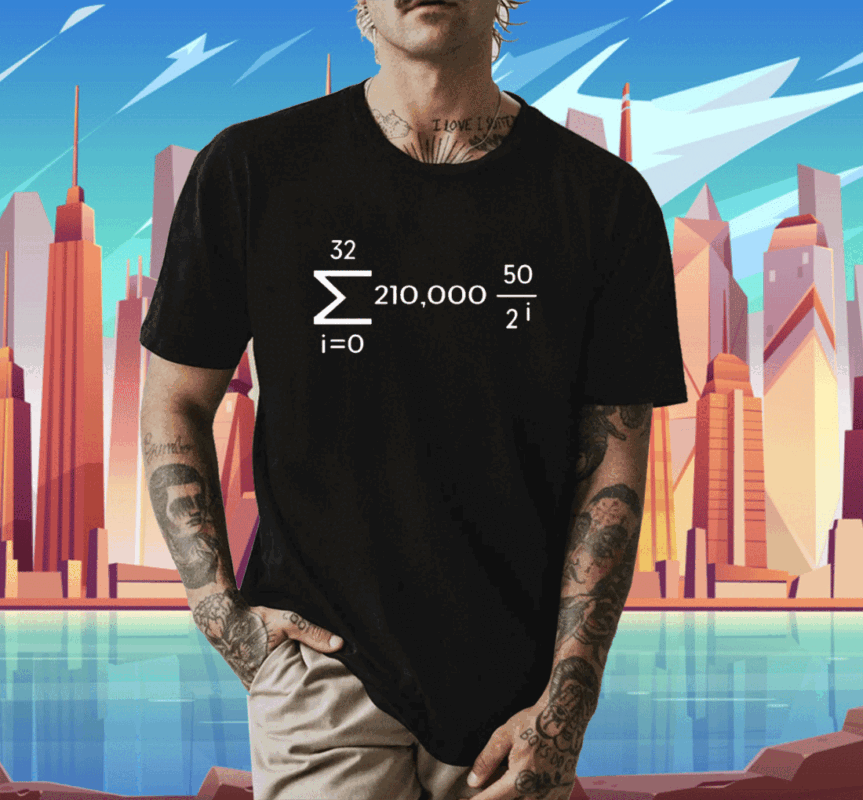 Bitcoin Supply Formula Shirt