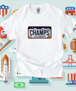 Denver Champs License Plate Shirt