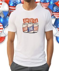 For The Boys Beer Can USA Shirt