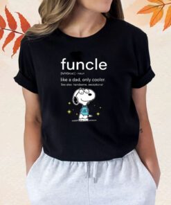 Funcle Snoopy Like A Dad Only Cooler Shirt