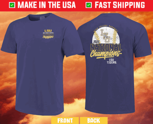 2023 Geauxmaha LSU Tigers Baseball World Series Champions TShirt