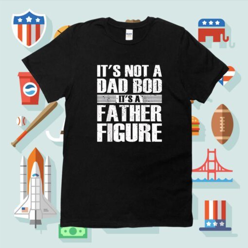 It's Not A Dad Bod It's A Father Figure Fathers Day 2023 T-Shirt