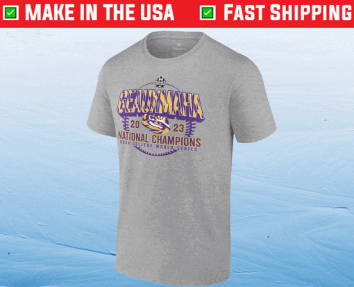 LSU Tigers Geauxmaha Baseball College World Series Champions 2023 Shirt