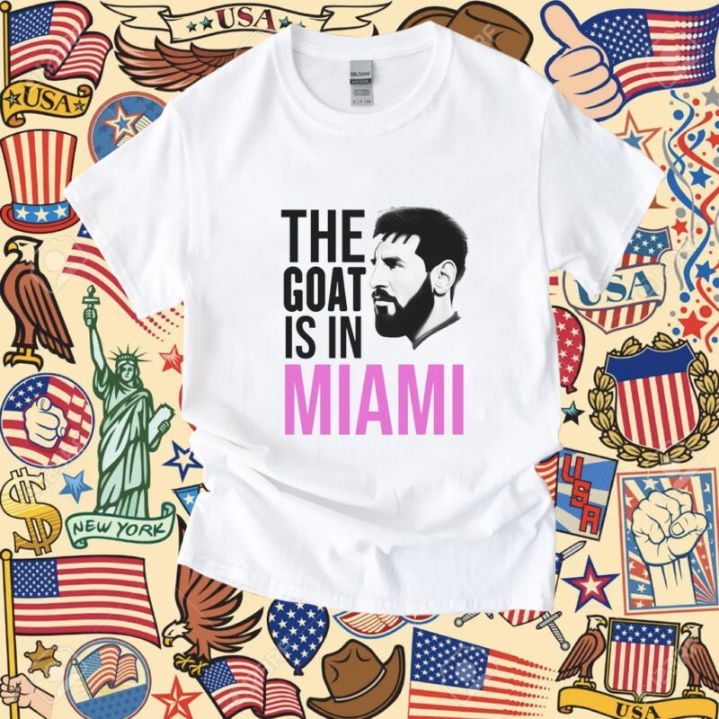 Lionel Messi Inter Miami FC The GOAT Shirt