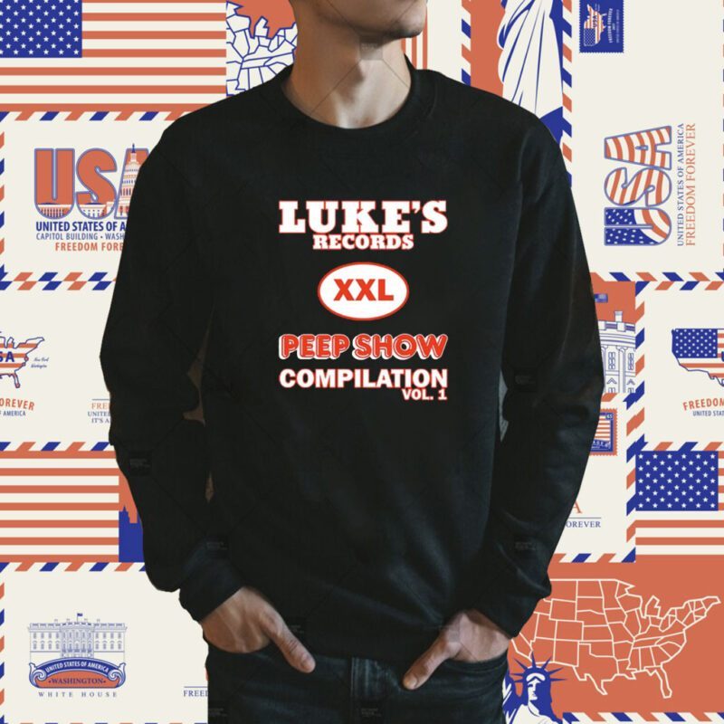 Luke's Records Xxl Peep Show Compilation Vol 1 Shirt