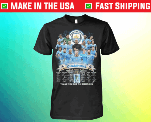 Manchester City Champions 2023 Thank You For The Memories Shirt