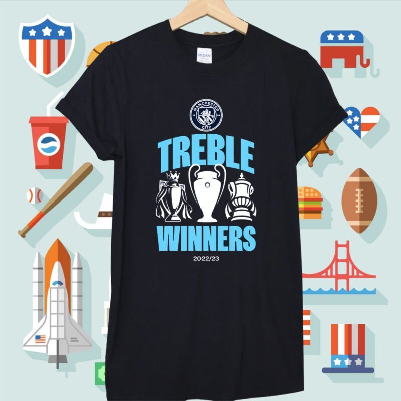 Manchester City FC Treble Winners 2022-2023 Shirt