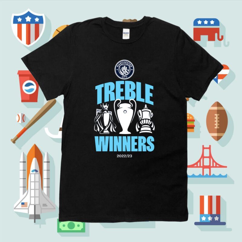 Manchester City FC Treble Winners 2022-2023 Shirt