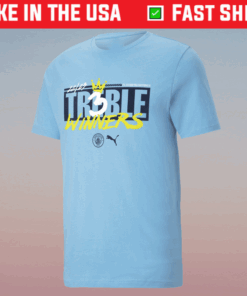 Manchester City PUMA Treble Winners 2023 T-Shirt