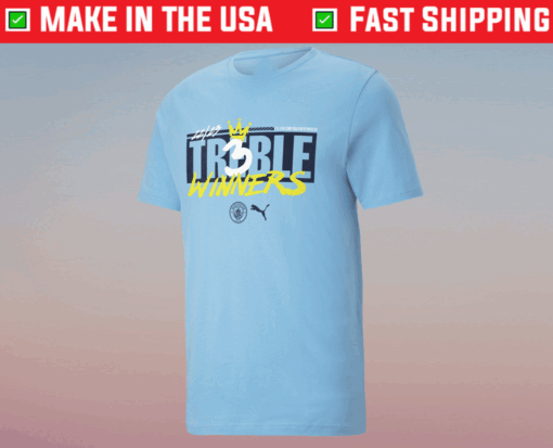 Manchester City PUMA Treble Winners 2023 T-Shirt