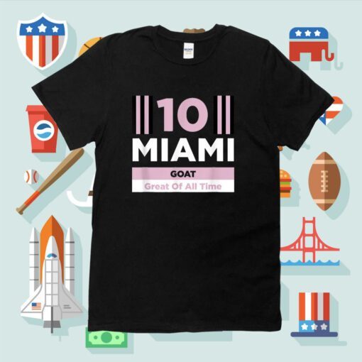 Miami 10 GOAT T-Shirt