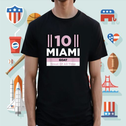 Miami 10 GOAT T-Shirt