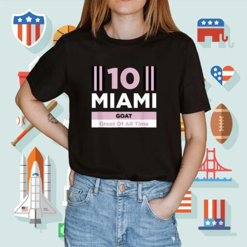 Miami 10 GOAT T-Shirt