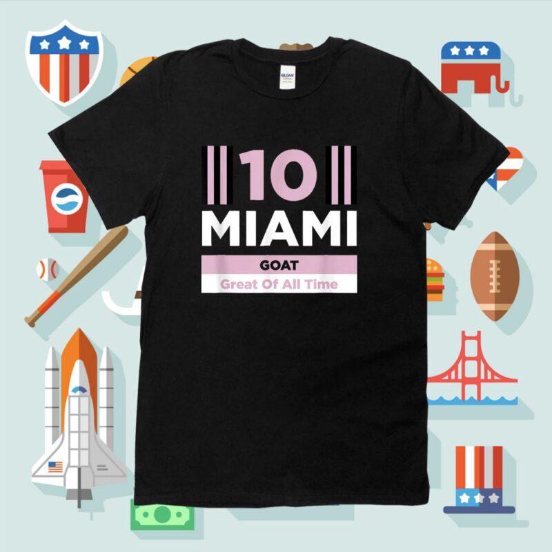 Miami 10 GOAT T-Shirt