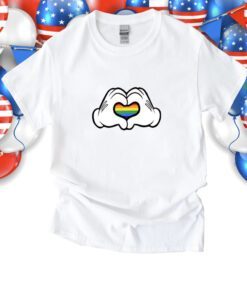 Mickey Heart Hand Pride LGBT Shirt