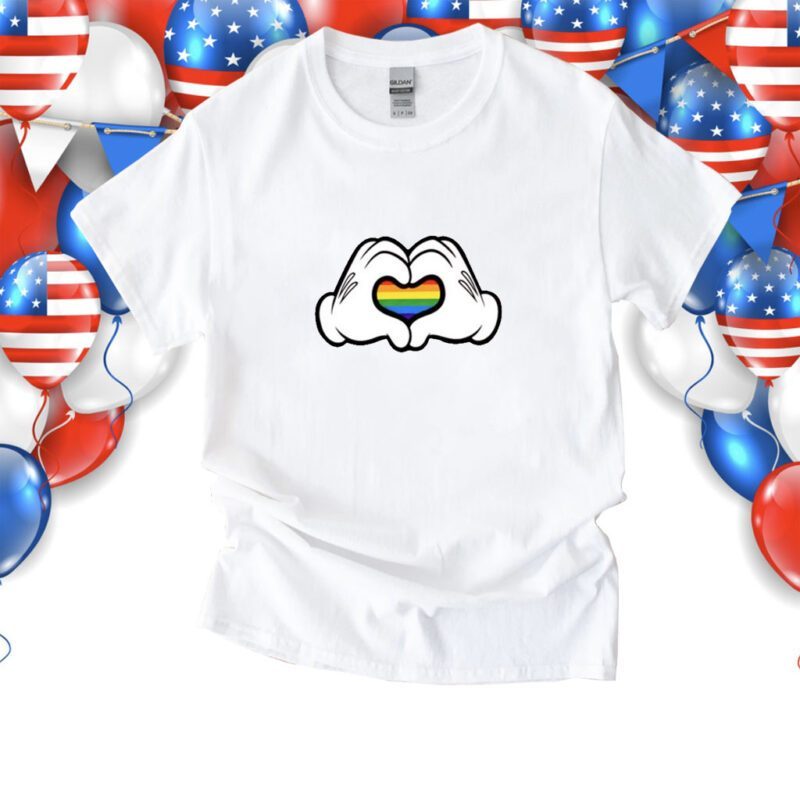 Mickey Heart Hand Pride LGBT Shirt