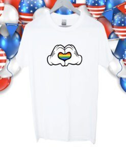 Mickey Heart Hand Pride LGBT Shirt