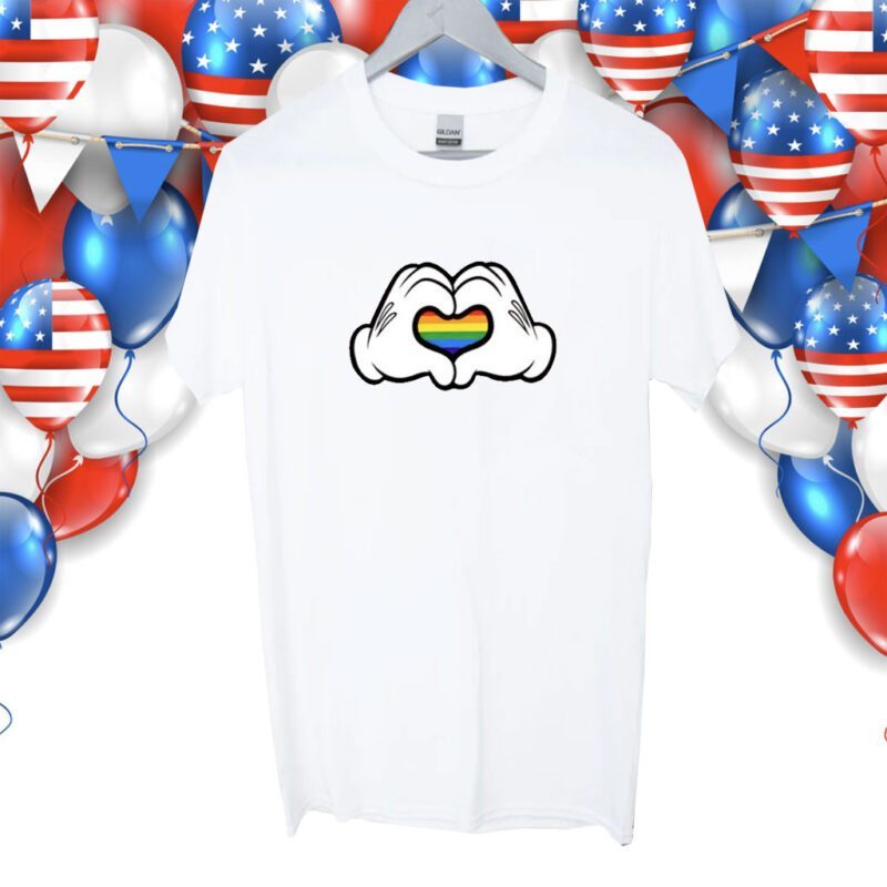 Mickey Heart Hand Pride LGBT Shirt