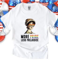 More Pride Less Prejudice Lgbt Gay Proud Ally Pride Month Shirt