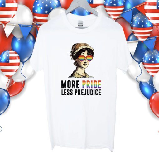 More Pride Less Prejudice Lgbt Gay Proud Ally Pride Month Shirt