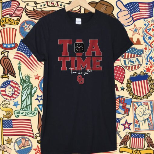 Oklahoma Softball Tiare Jennings Tia Time Shirt