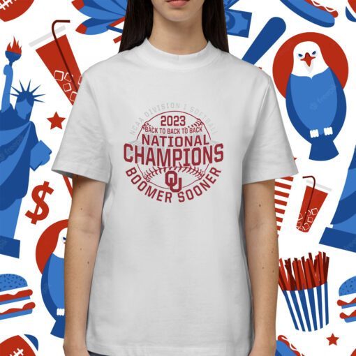 Oklahoma Sooners Three Peat NCAA Softball Women's College World Series Champions Hometown Shirt