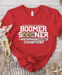 Oklahoma Sooners Three Peat Softball College World Series Champions Shirt