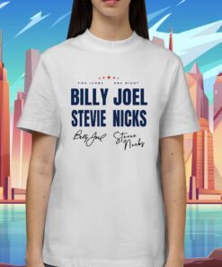 Signature Billy Joel Stevie Nick Tour Shirt