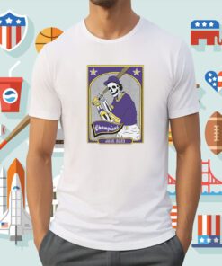 Skeleton LSU Baseball Card Champions 2023 T-Shirt