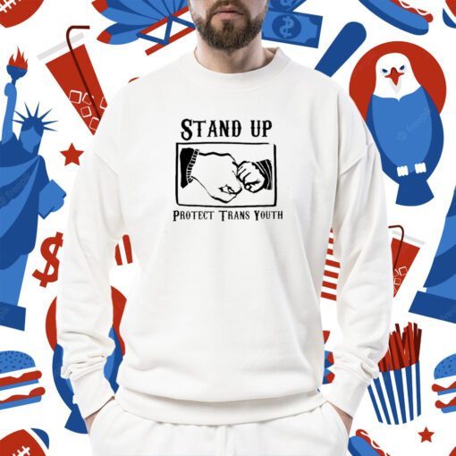 Stand Up Protect Trans Youth Shirt