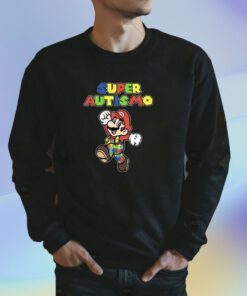 Super Autismo Super Mario For Autism Awareness TShirt