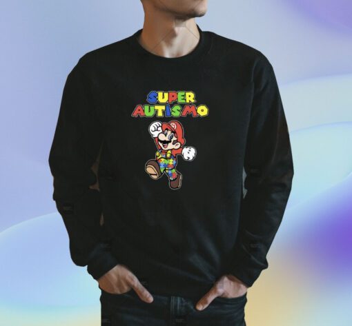 Super Autismo Super Mario For Autism Awareness TShirt