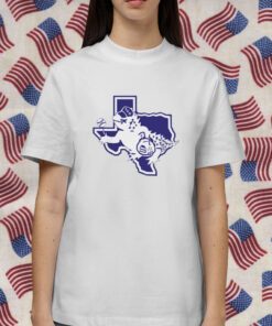 Texas Shaped Tcu Logo Shirt