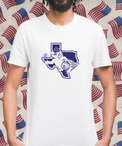 Texas Shaped Tcu Logo Shirt