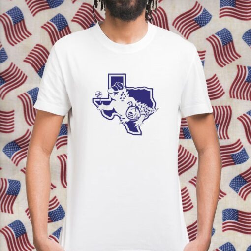 Texas Shaped Tcu Logo Shirt