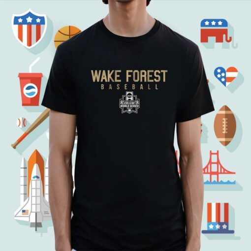 Wake Forest Baseball 2023 College World Series Shirt