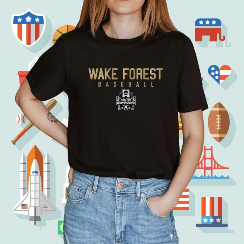 Wake Forest Baseball 2023 College World Series Shirt