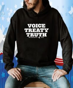 Anthony Albanese Voice Treaty Truth Midnight Oil Tee Shirt