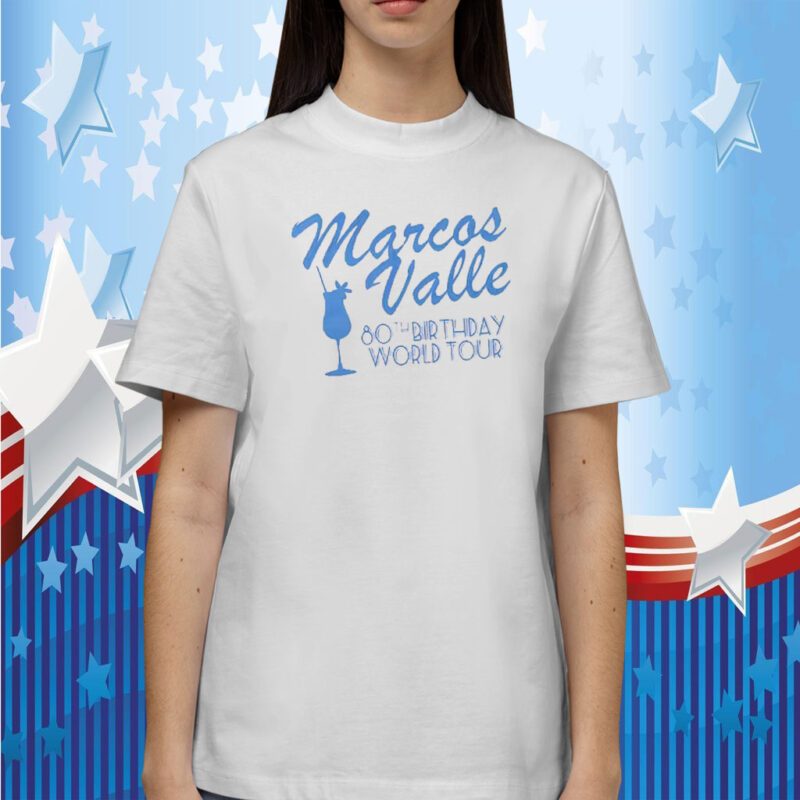 Marcos Valle, 80th Birthday World Tour Tee Shirt