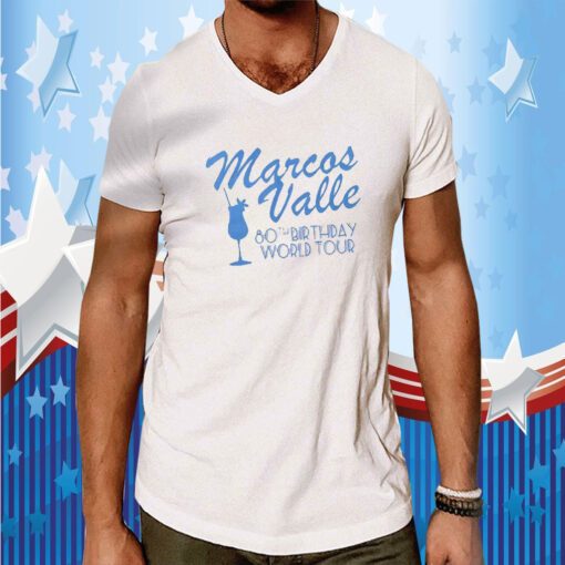 Marcos Valle, 80th Birthday World Tour Tee Shirt