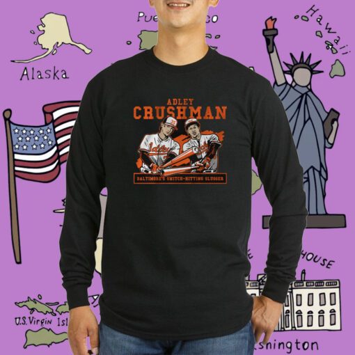 Adley Rutschman Crushman Baltimore Tee Shirt