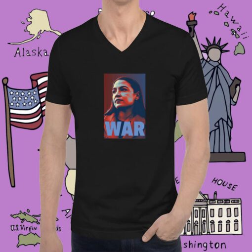 Aoc Ocasio-Cortez's Face War T-Shirt