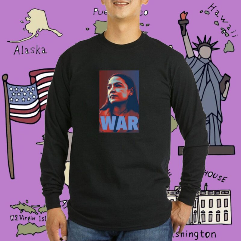 Aoc Ocasio-Cortez's Face War T-Shirt