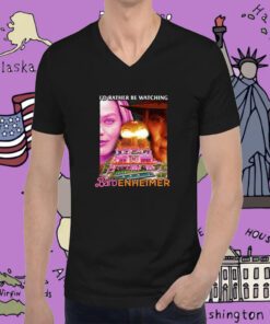 Barbenheimer I’d Rather Be Watching T-Shirt