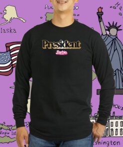 Barbie The Movie President Tee Shirt