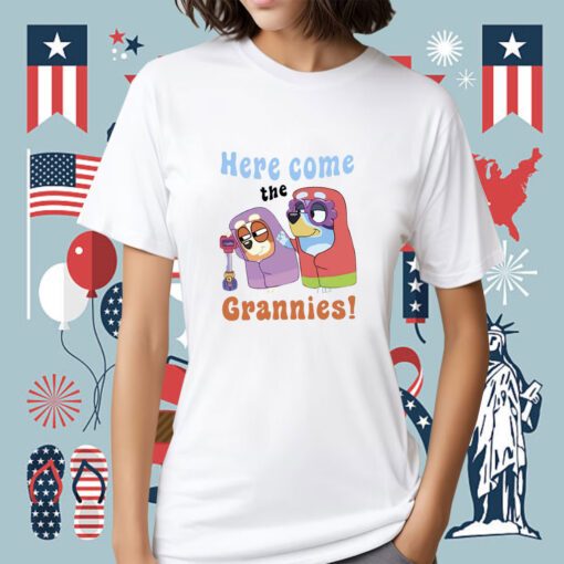 Bluey Here Come The Grannies T-Shirt