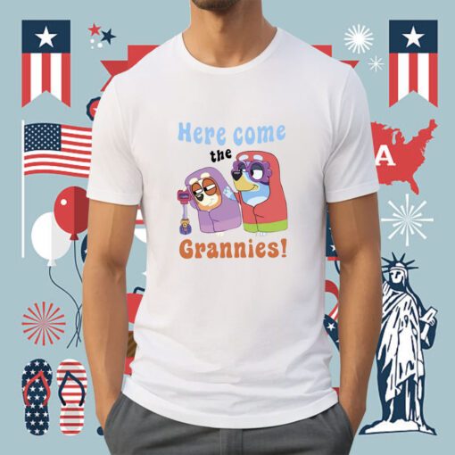 Bluey Here Come The Grannies T-Shirt