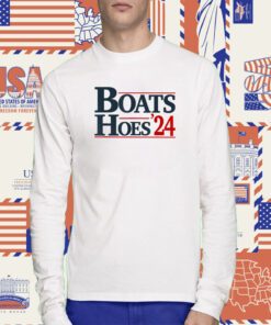 Vintage Boats and Hoes 2024 Election T-Shirt