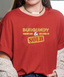 Burgundy and Sold Washington DC Tee Shirt