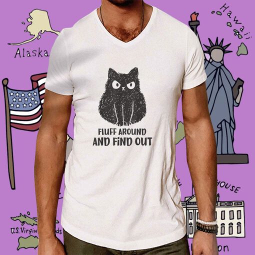 Cat Fluff Around and Find Out Tee Shirt